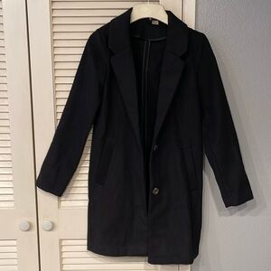 XS black coat h&m